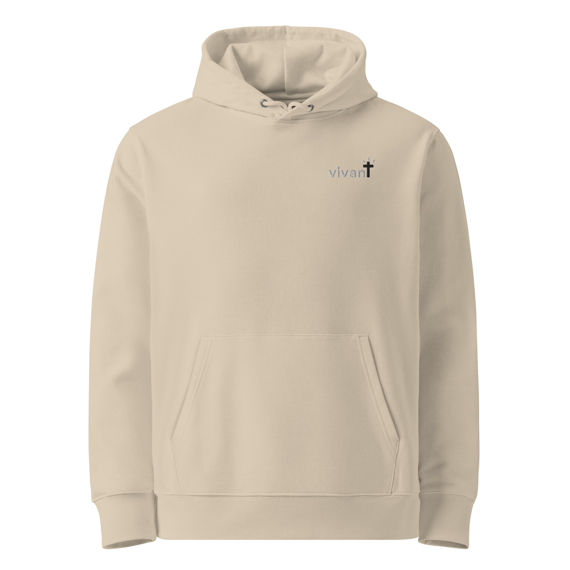 Hoodie - Croix en toi - Desert Dust