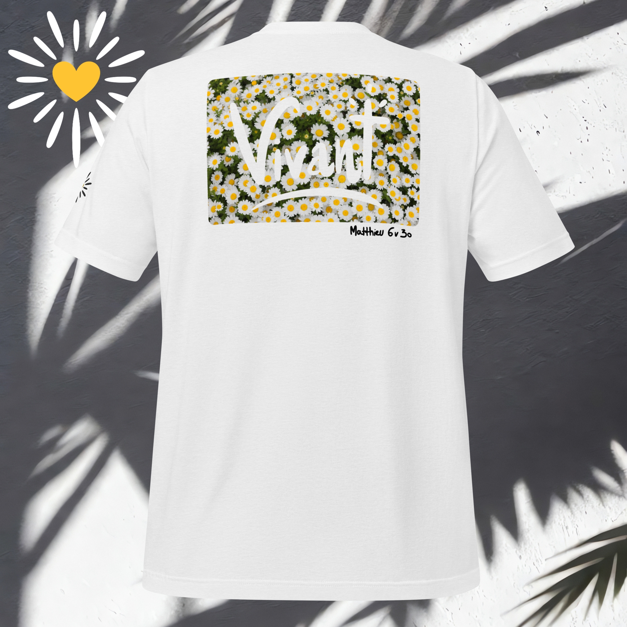  🟢 PRÉCOMMANDE : ☀️ - Champ fleuri - Blanc