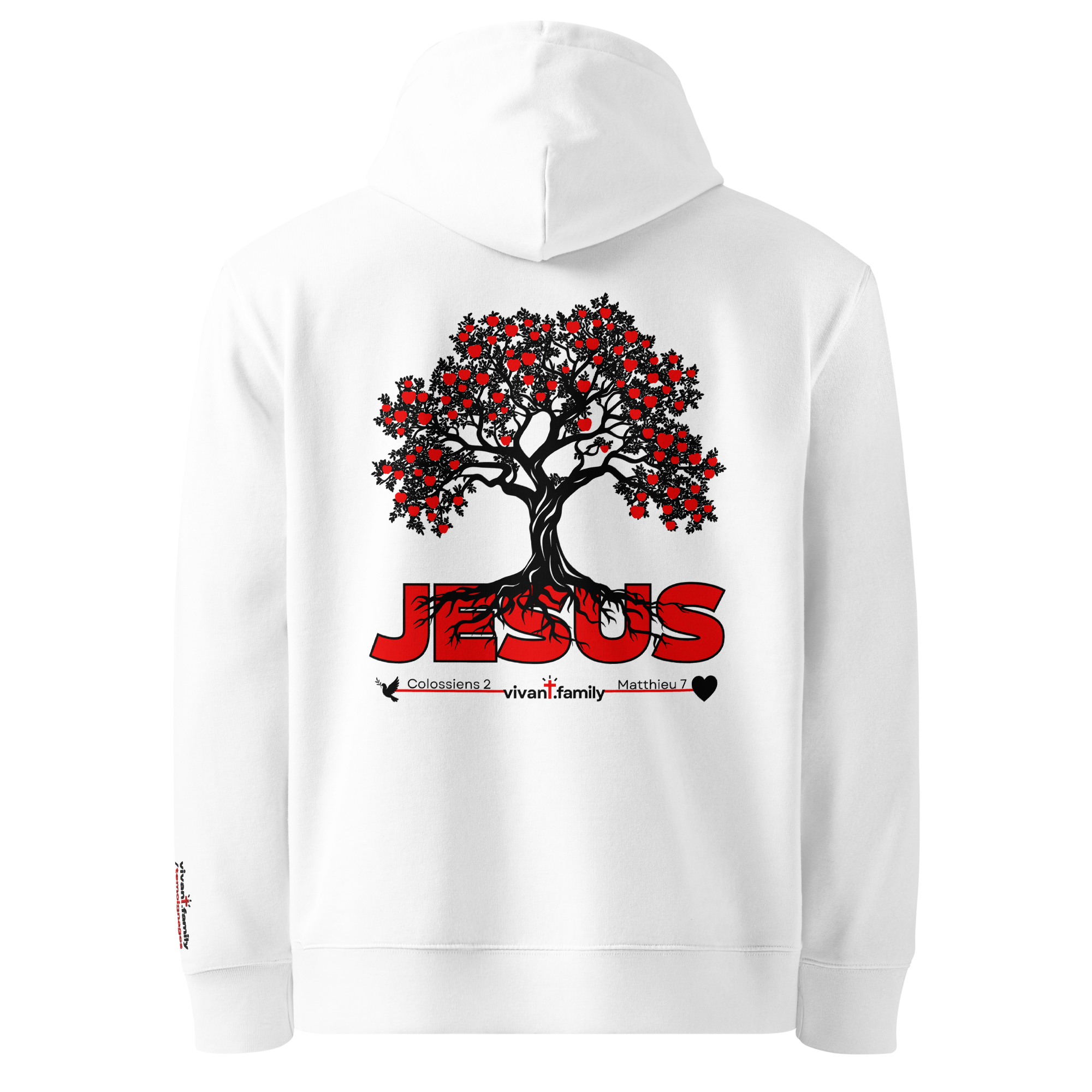 Hoodie - Enraciné - Blanc