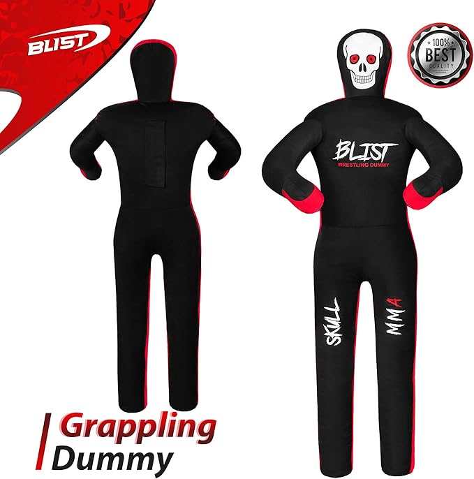 Blist MMA Dummy Judo Grappling Dummy Punching Bag Brazilian BJJ JIU Jitsu Sitting Position Dummy Wrestling Martial Arts Boxing Karate Training Dummy