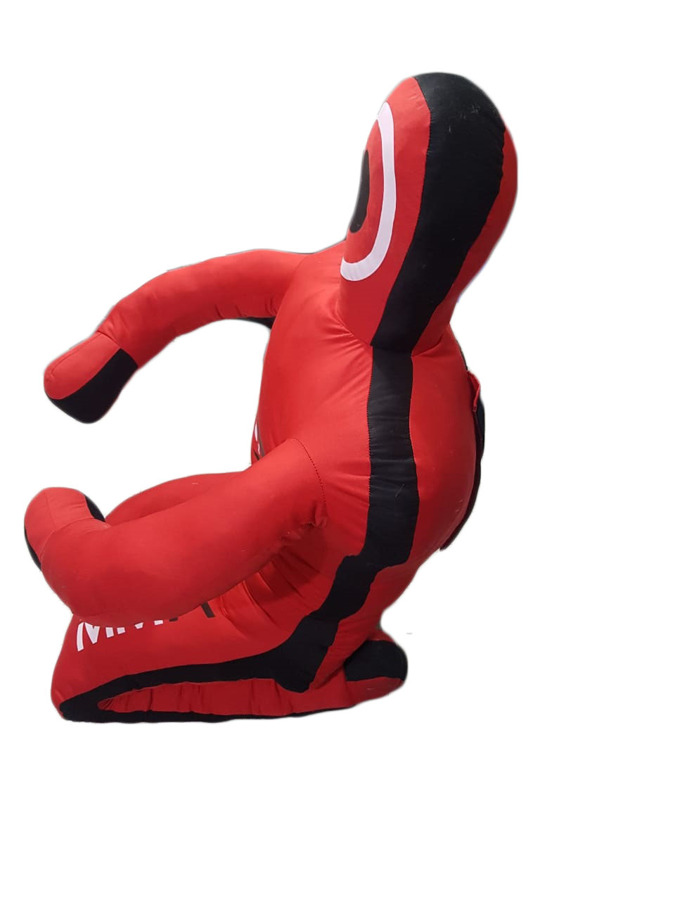 Blist Red Canvas Sitting MMA Dummy for Judo, Wrestling, Martial Arts, Boxing, Karate Training Unfilled bag