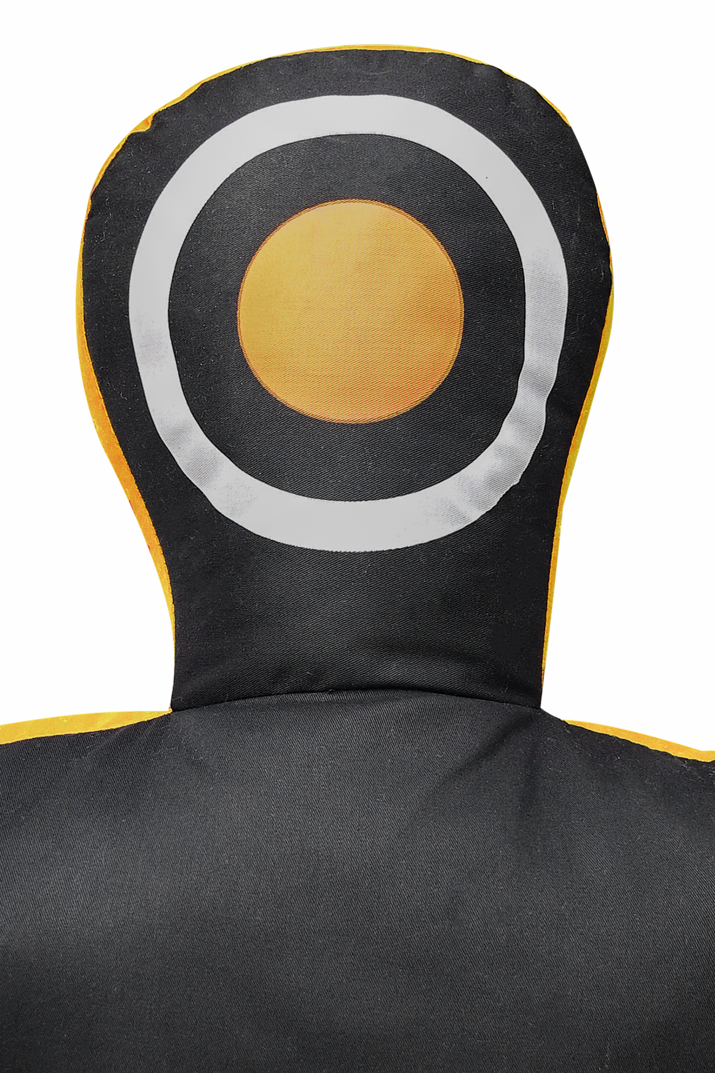 Blist Black/Yellow Canvas MMA standing position grappling dummy for jiu jistu Brazilian BJJ, wrestling, judo karate throwing, and dummy for submission, UNFILLED