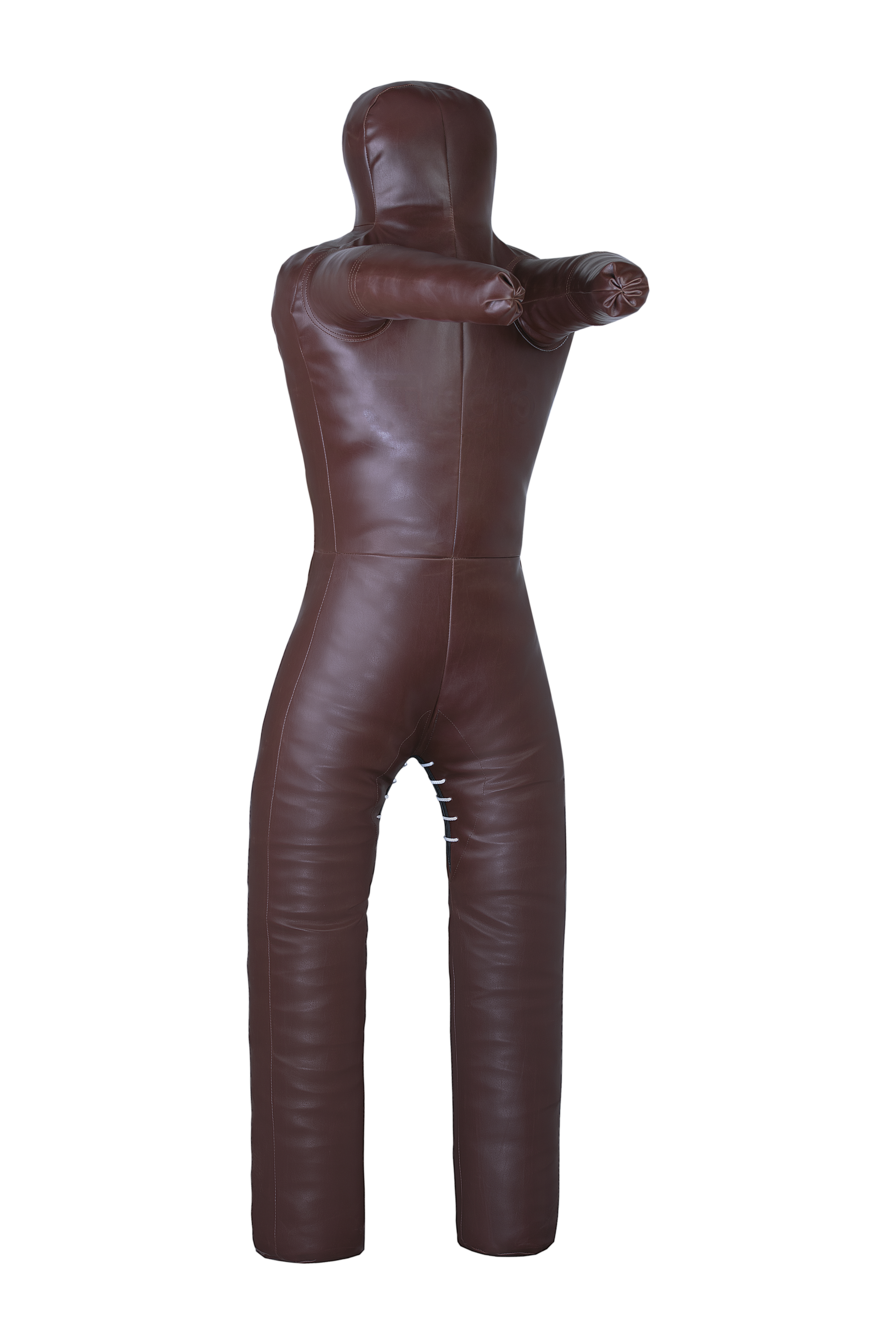 Brown Rexine MMA grappling dummy for wrestling, submission, judo and bjj an UNFILLED dummy