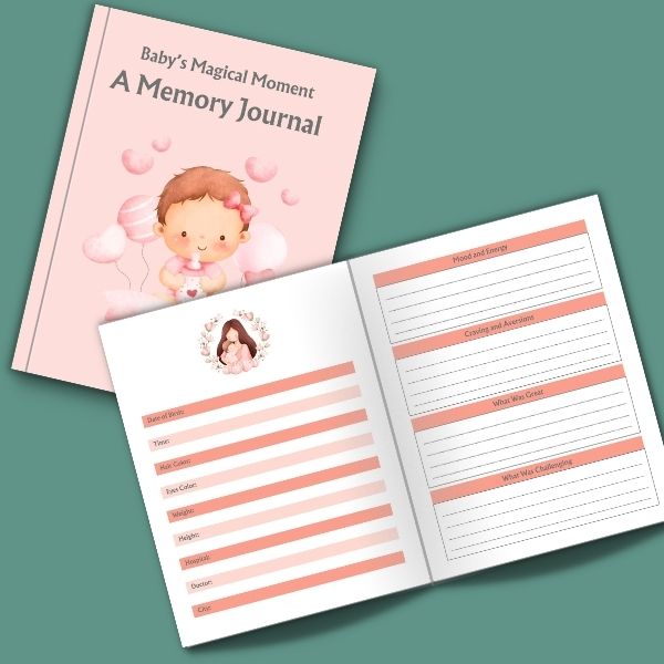 Baby's Magical Moments: A Memory Journal: Cherishing Every Precious Milestone and Memory