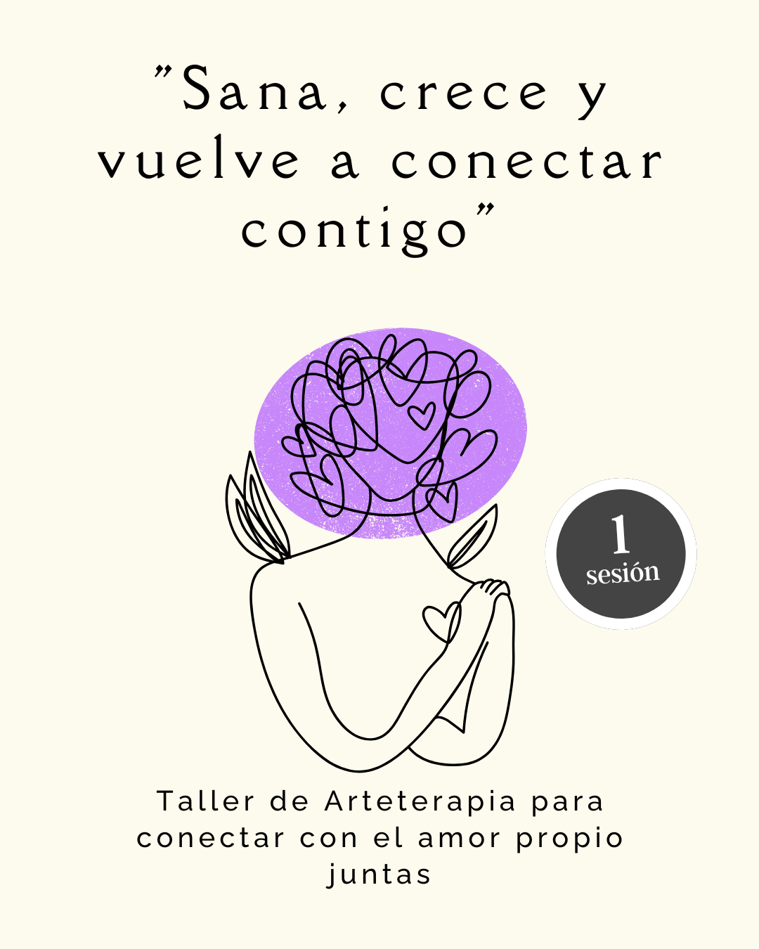 Taller Online de Arteterapia para Cultivar tu Amor Propio (proceso de 1 sesión)