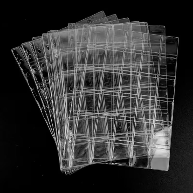 120 Pocket Coin Holders - 4 Loose-Leaf Binders