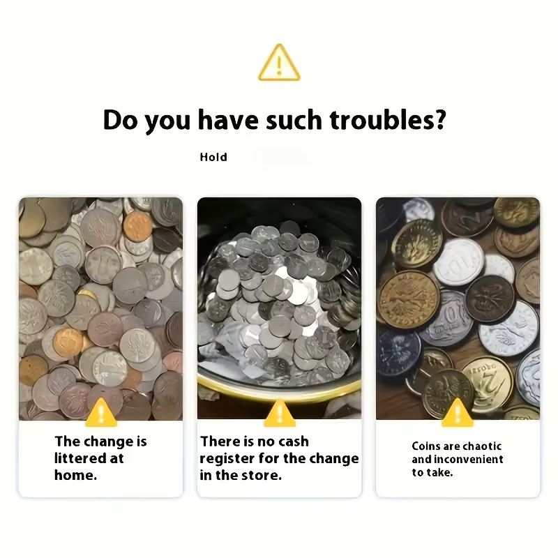 Coin and currency storage box