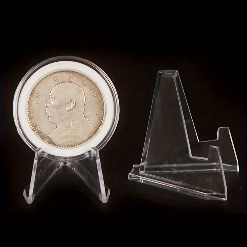 22pcs Acrylic Display for Coins, Banknote and Card Collectors 
