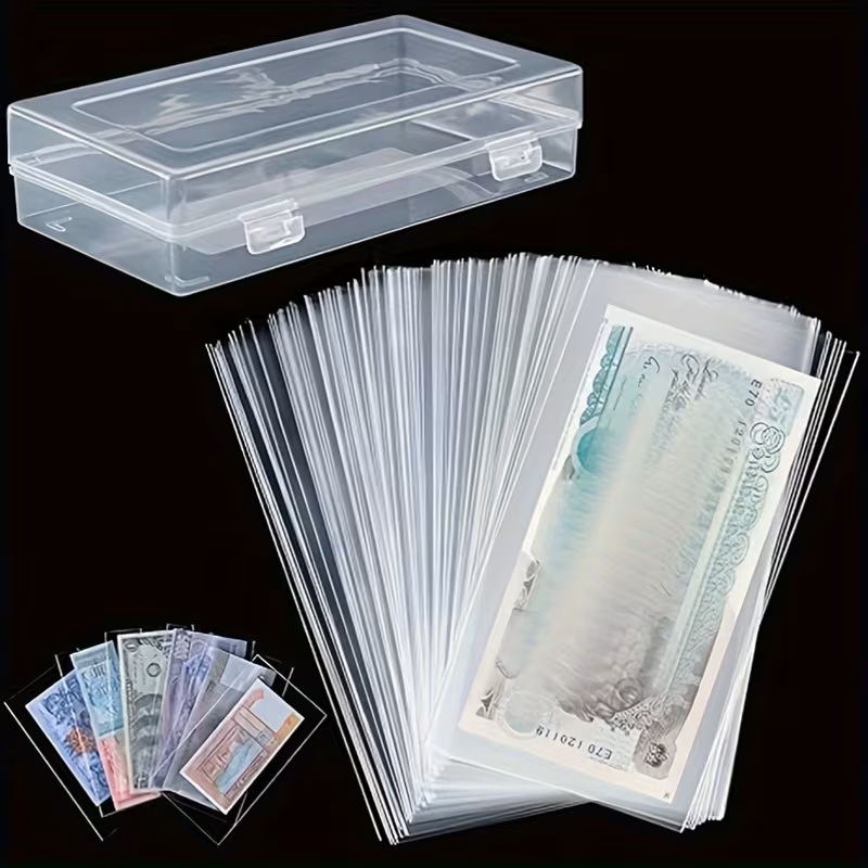 100pcs Banknote Protection Bag