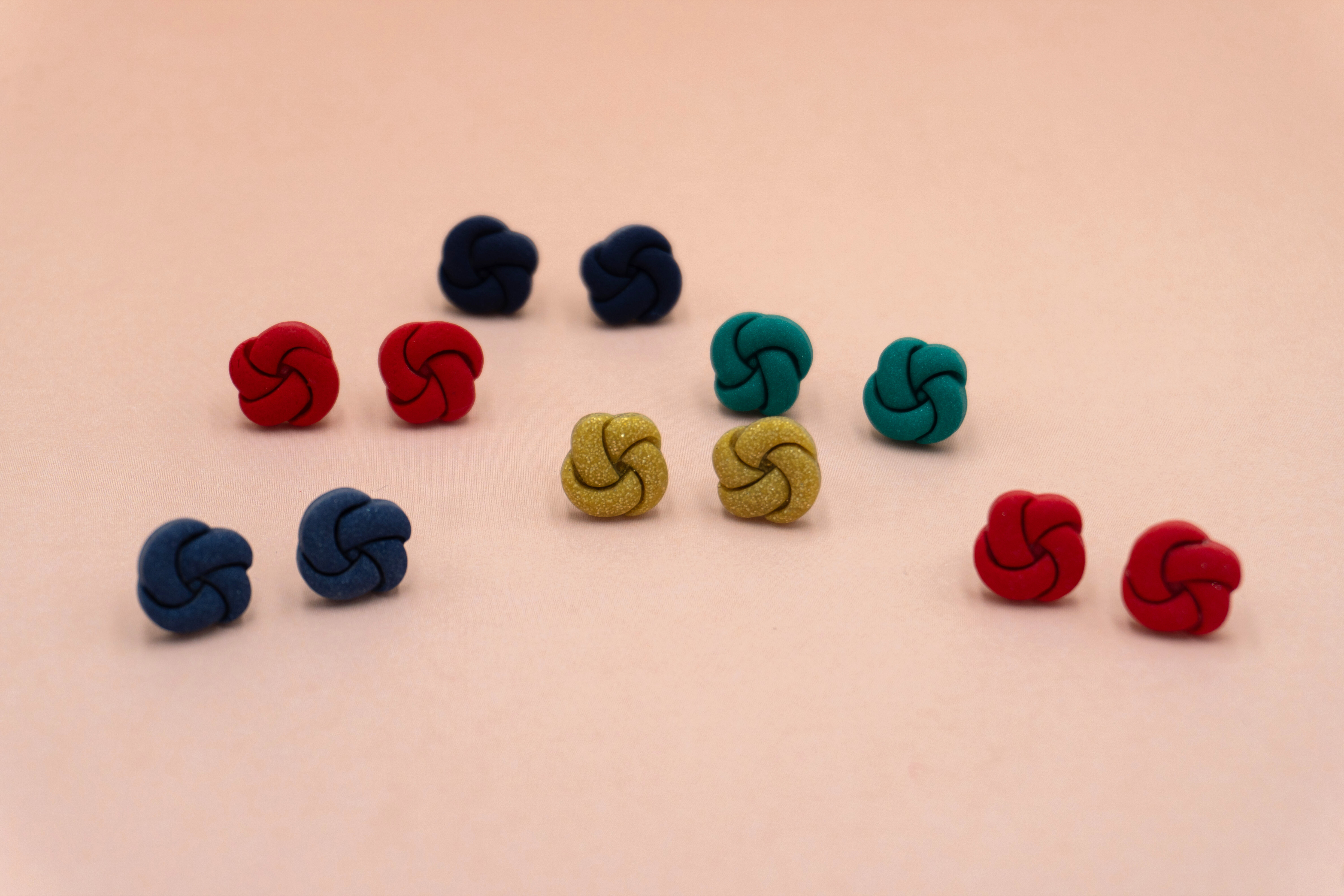 Puces d'oreilles "JACQUELINE"
