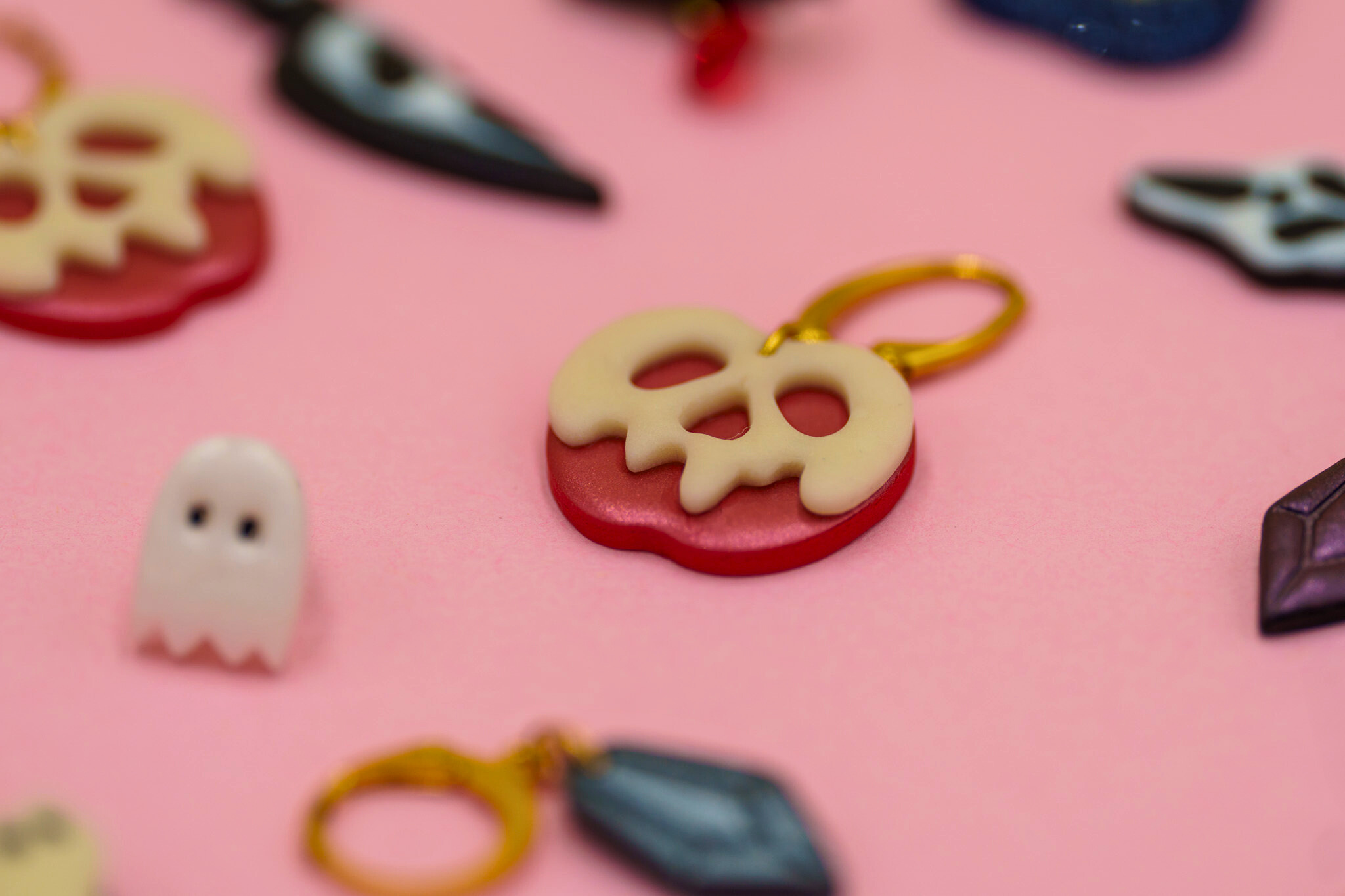 Boucles d'oreilles "SIDNEY" - modèle phosphorescent