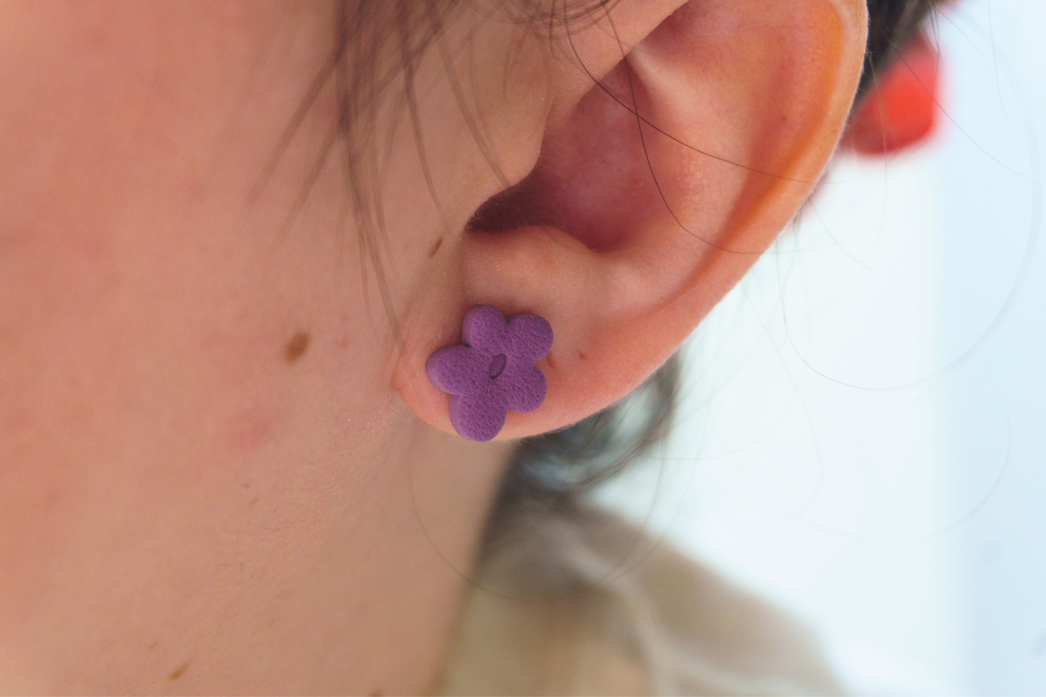 Puces d'oreilles "ROSALIE"