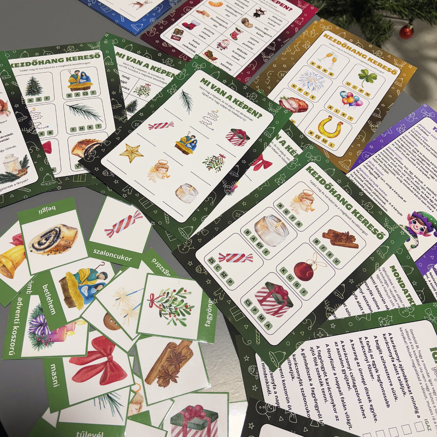 81db szókártya és kreatív feladatok, játékok 7+ éveseknek