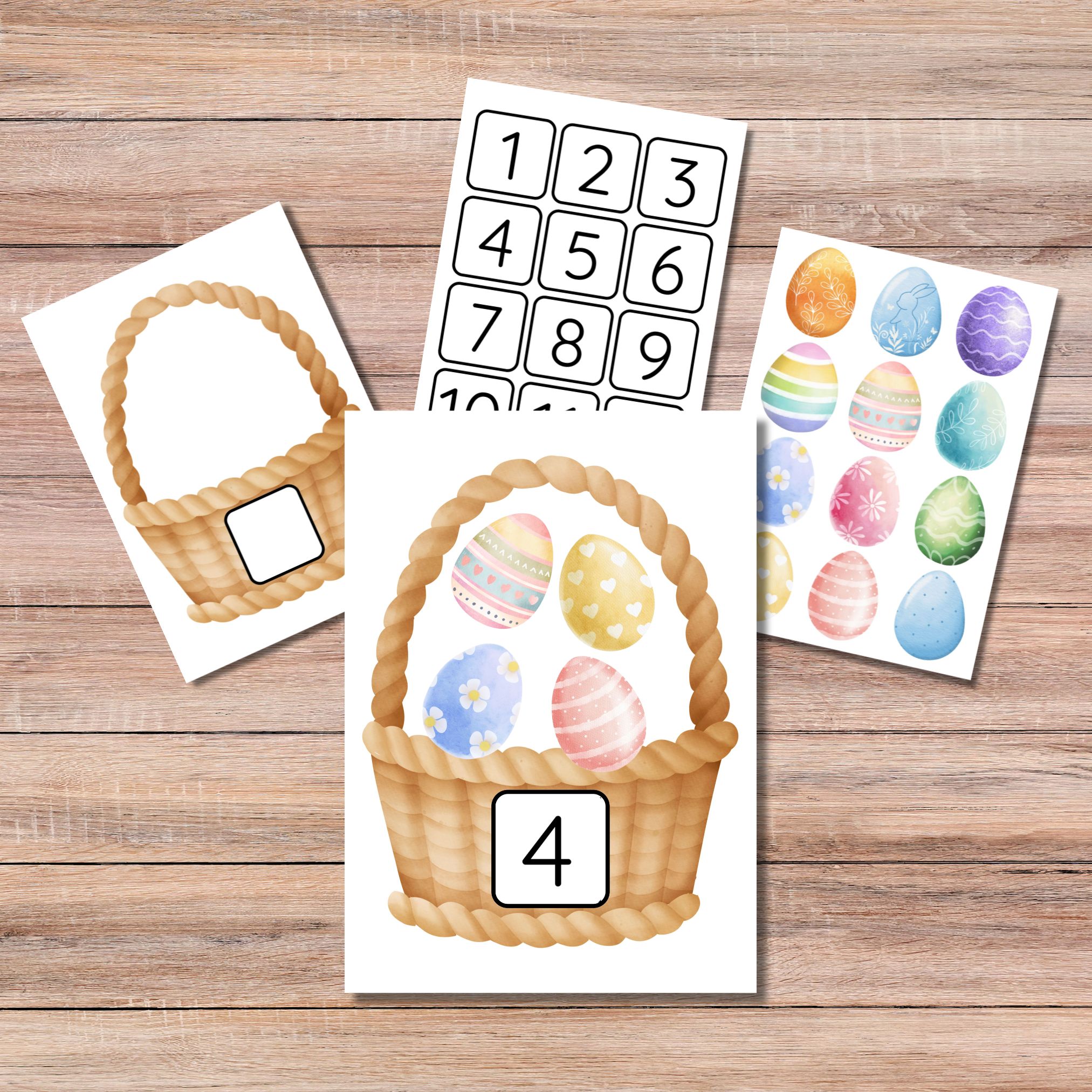 Húsvéti foglalkoztató óvodásoknak + tavaszi szókártya PDF