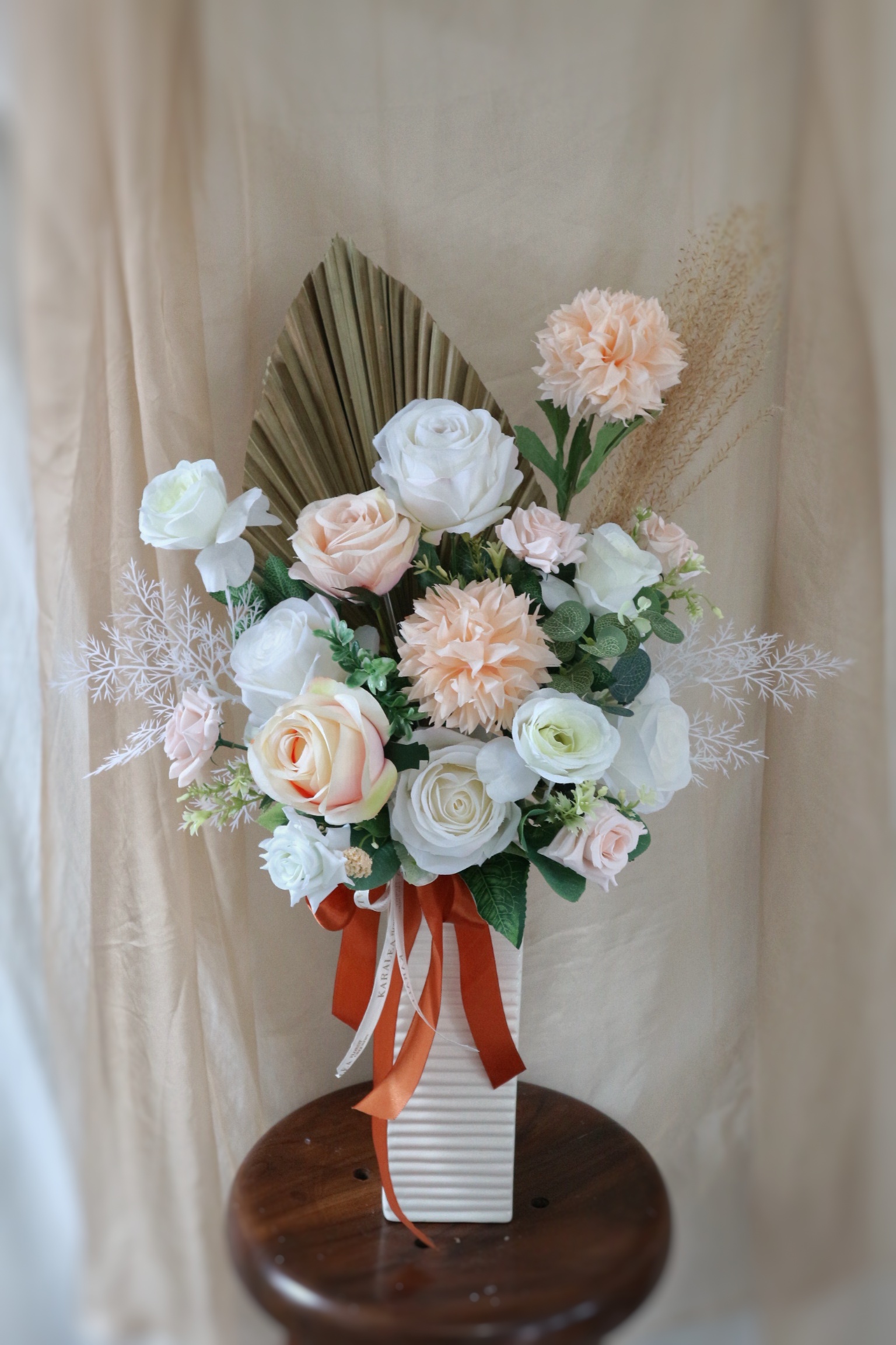 Peachy Artificial Tall Vase