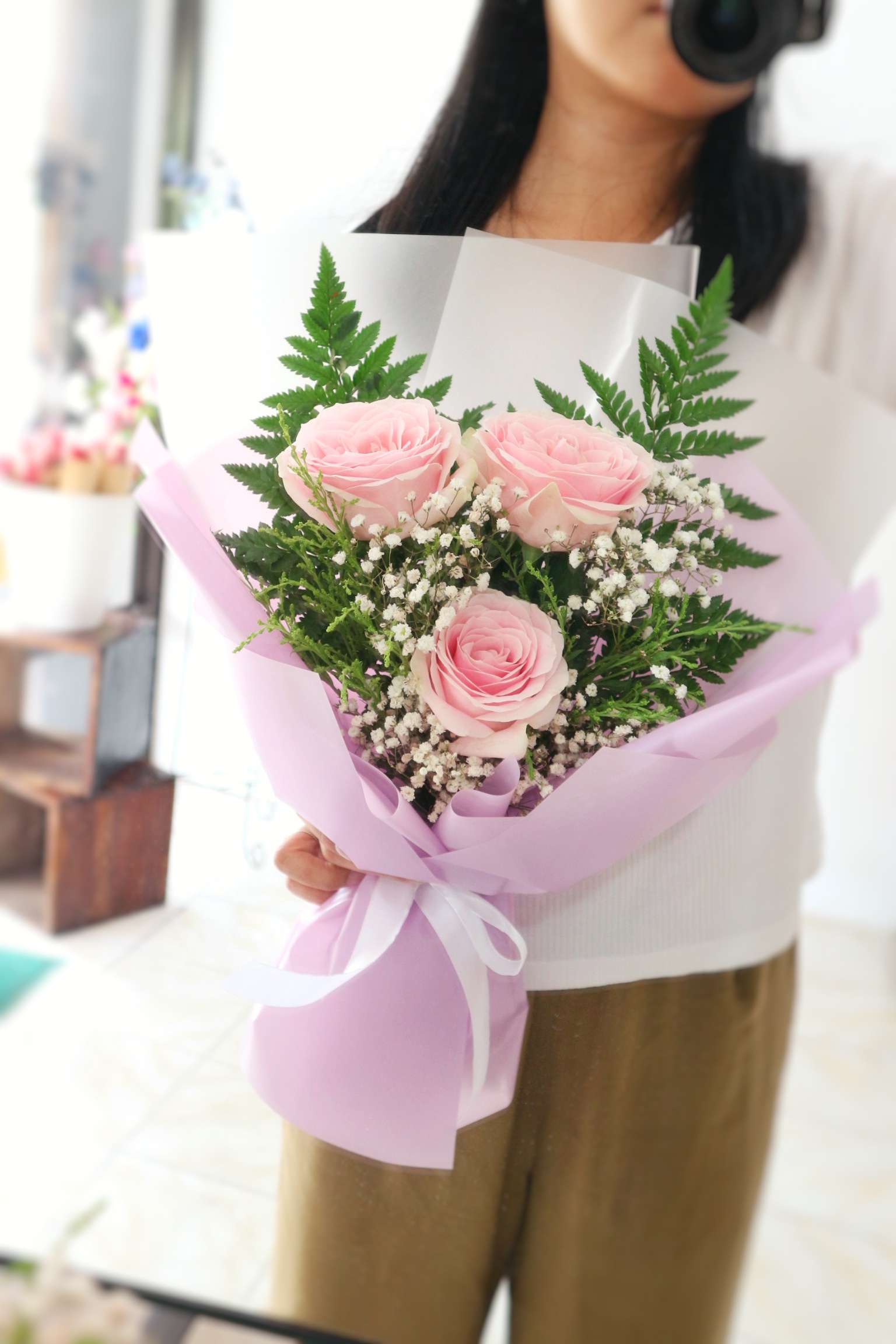 TRIPLE ROSES S (FRESH)