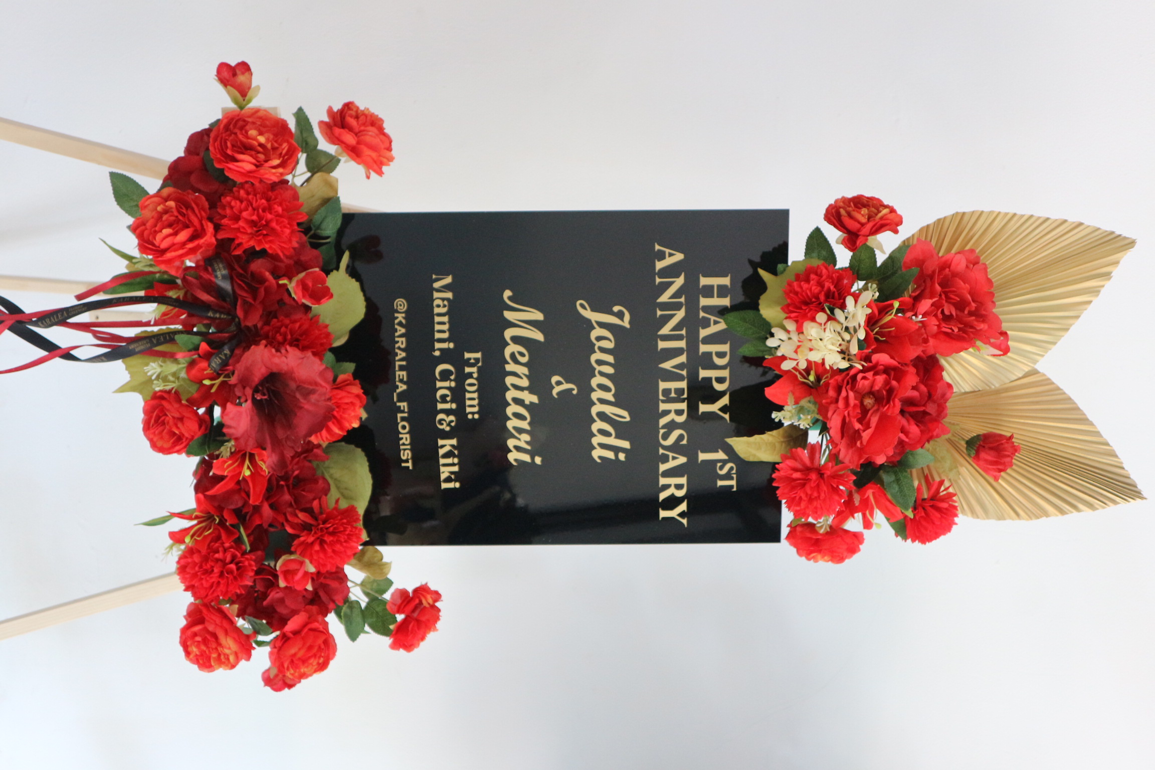Standing Sign Acrylic Transparant (130 cm)