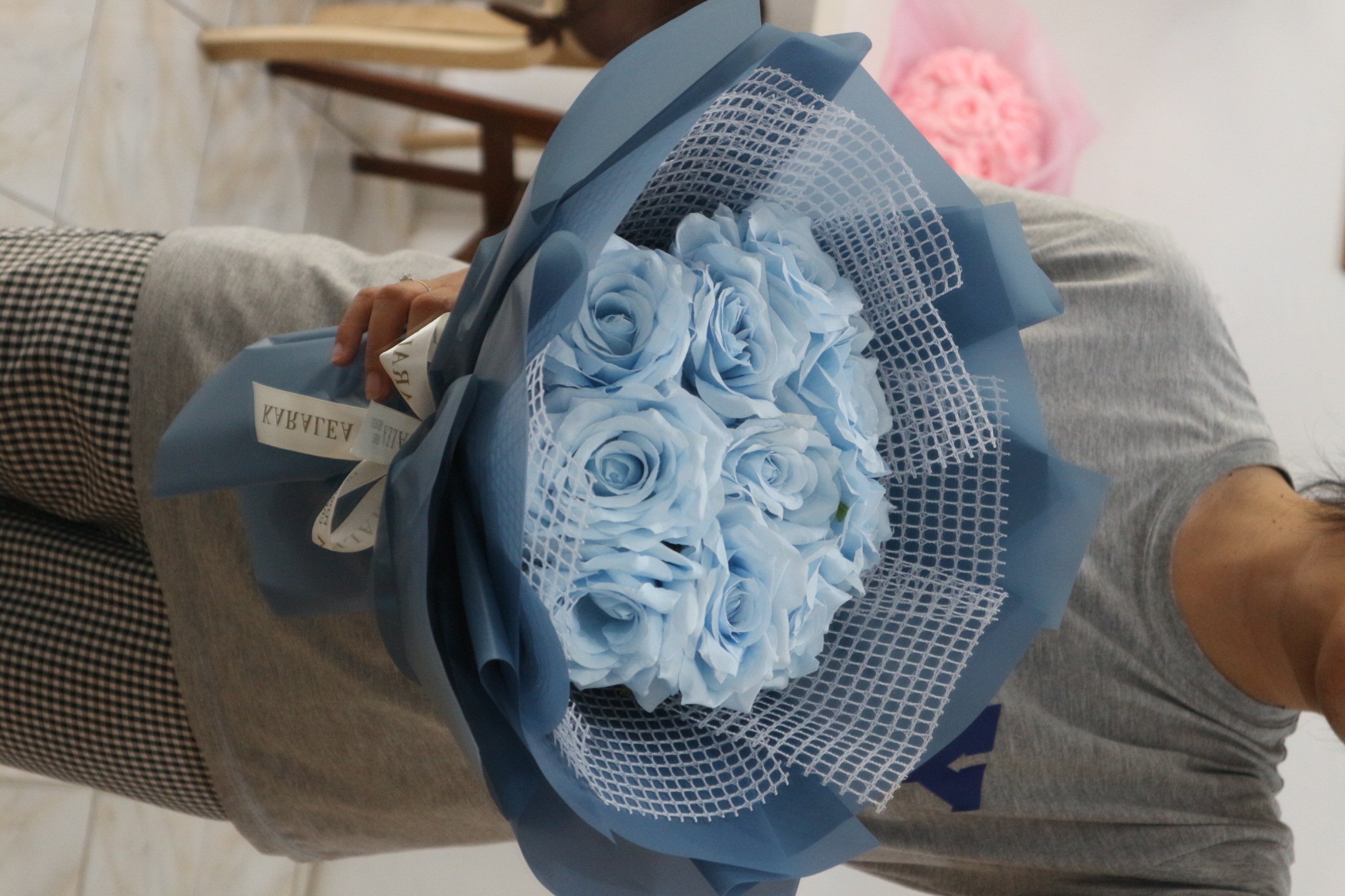ROUND ARTIFICIAL BOUQUET M