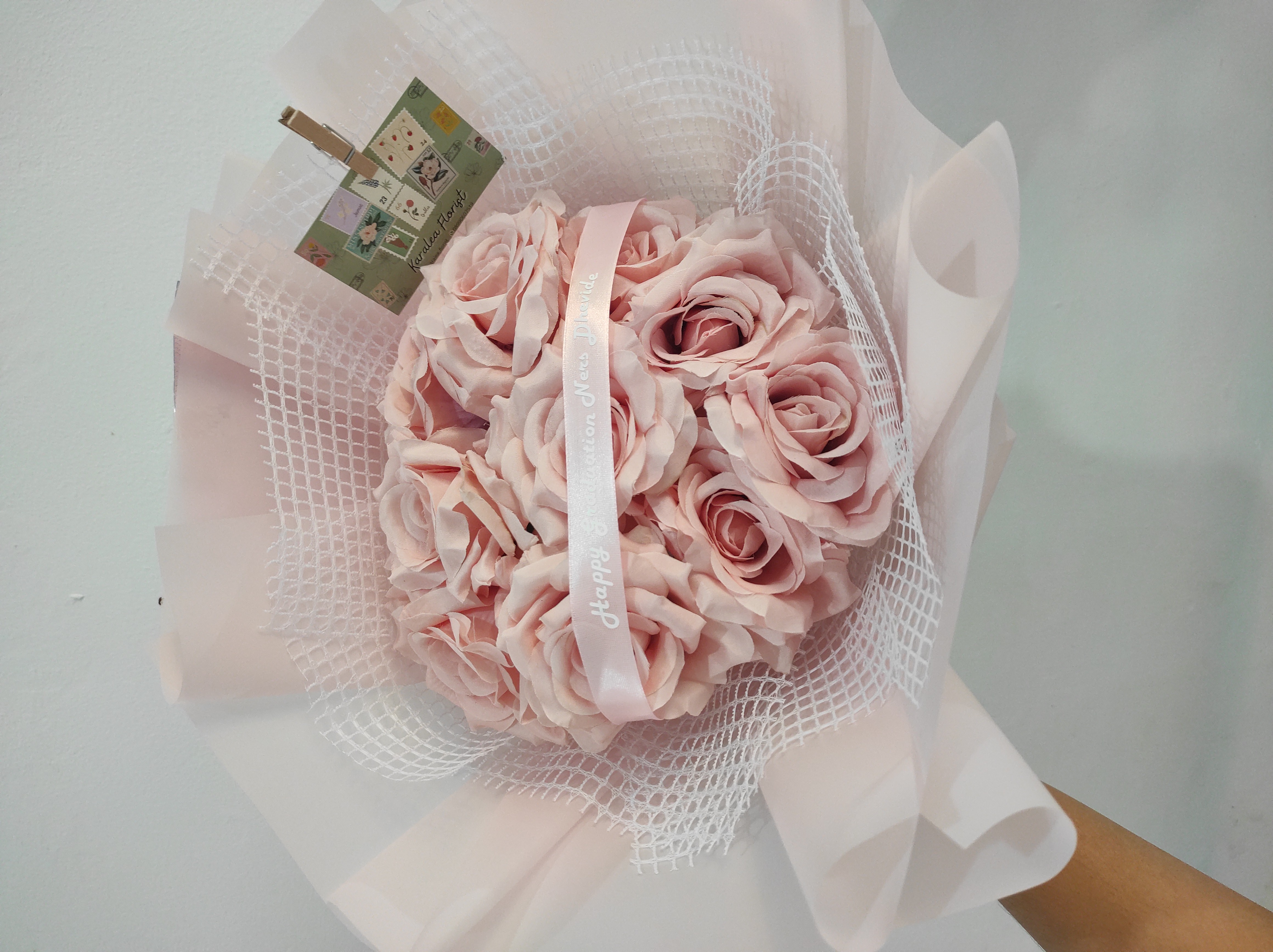ROUND ARTIFICIAL BOUQUET M
