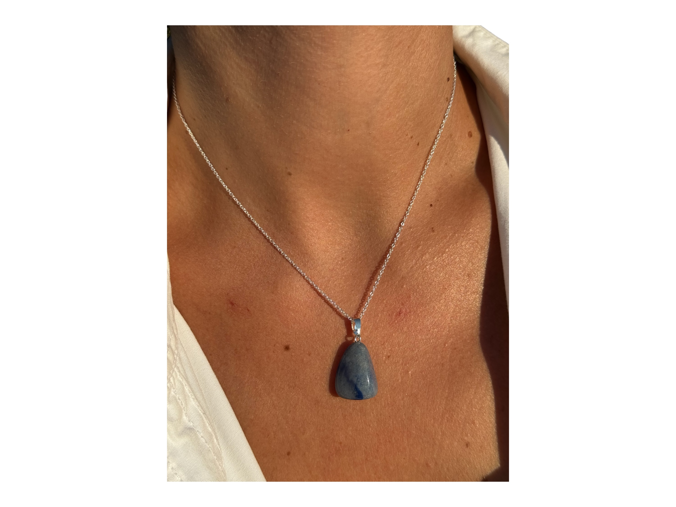 Collier Aventurine bleue