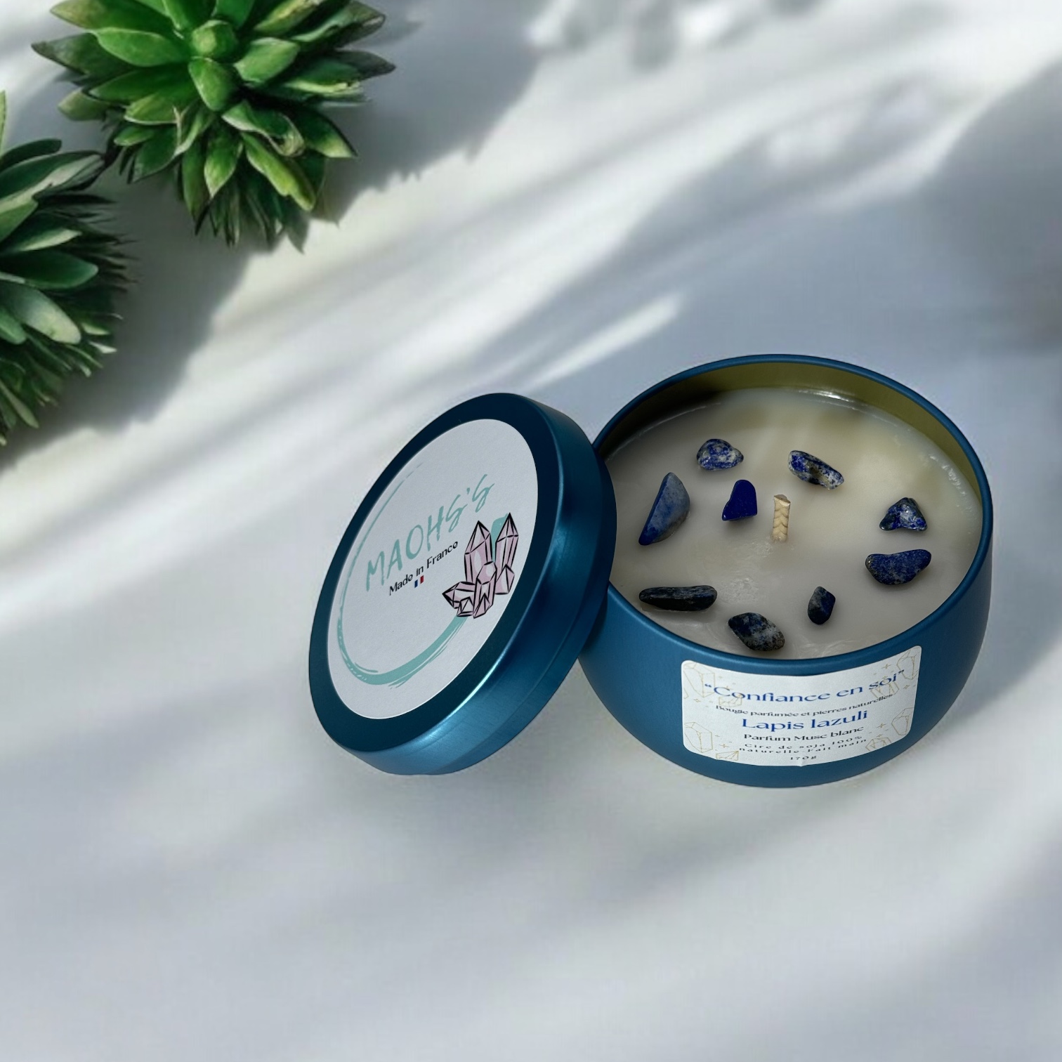 Bougie Confiance en soi - senteur Musc blanc