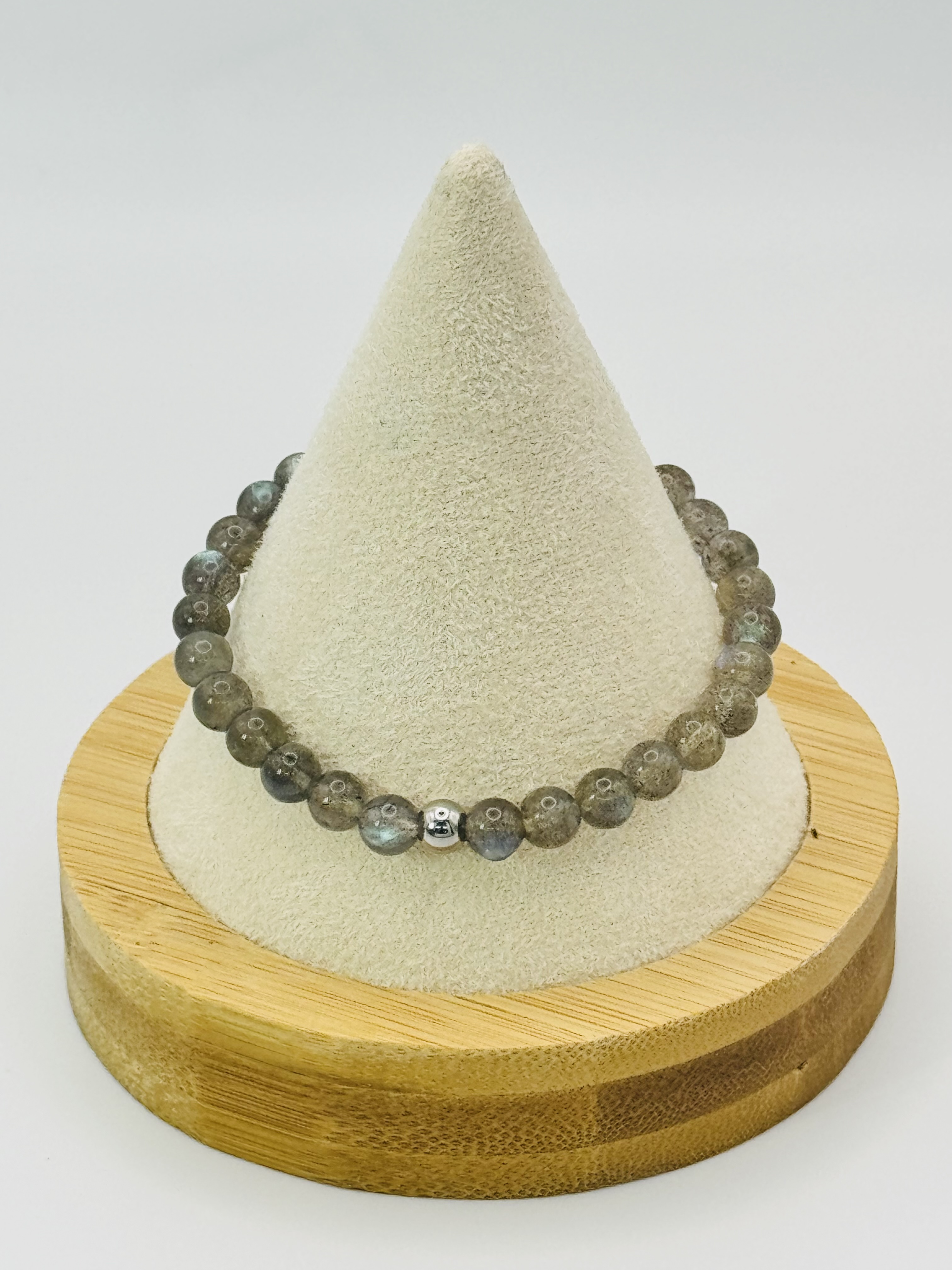 Bracelet Labradorite 6mm en pierres naturelles 