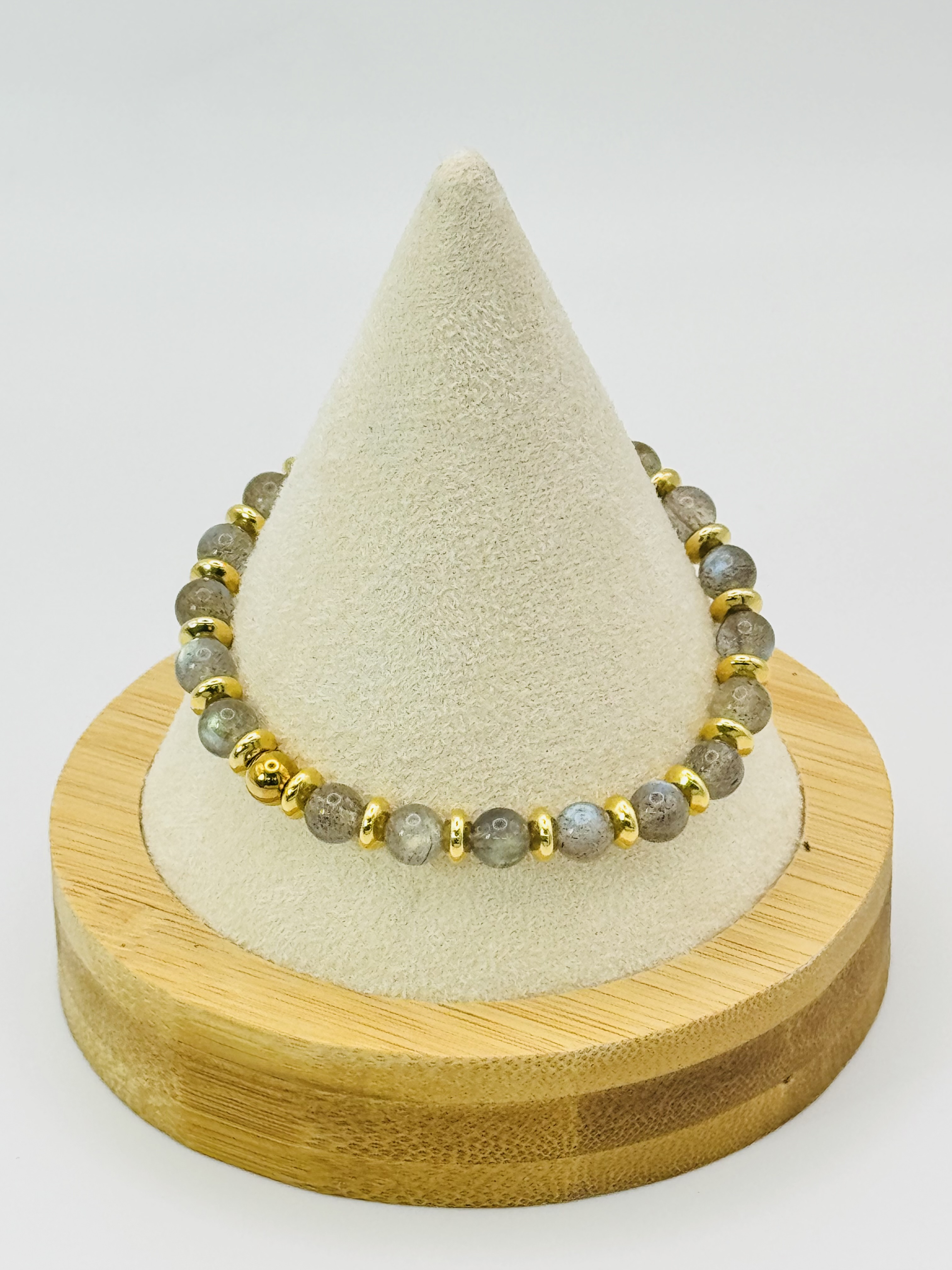 Bracelet Labradorite 6mm en pierres naturelles 