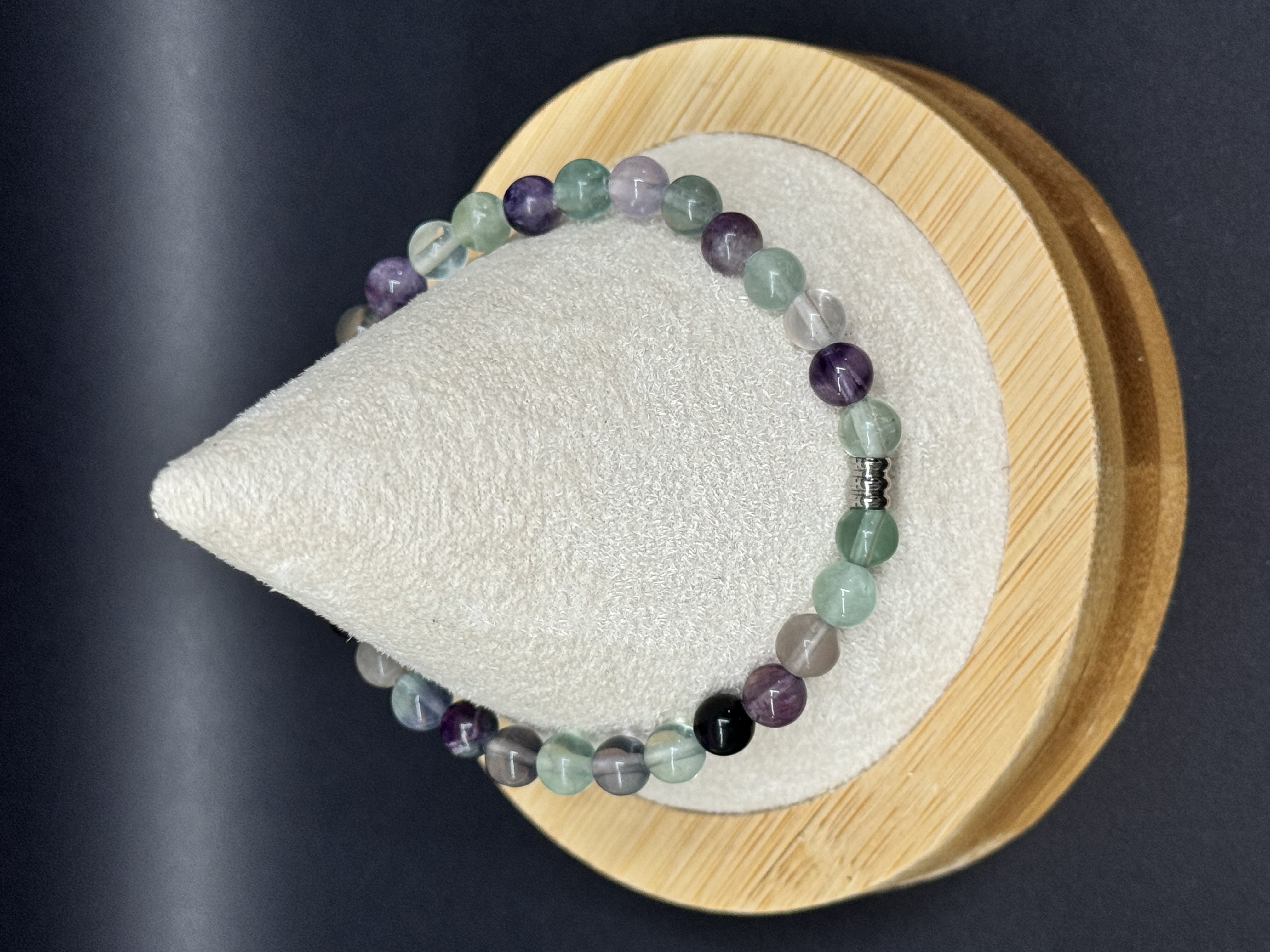  Bracelet en Fluorine Multicolore – Clarté & Harmonie Intérieure