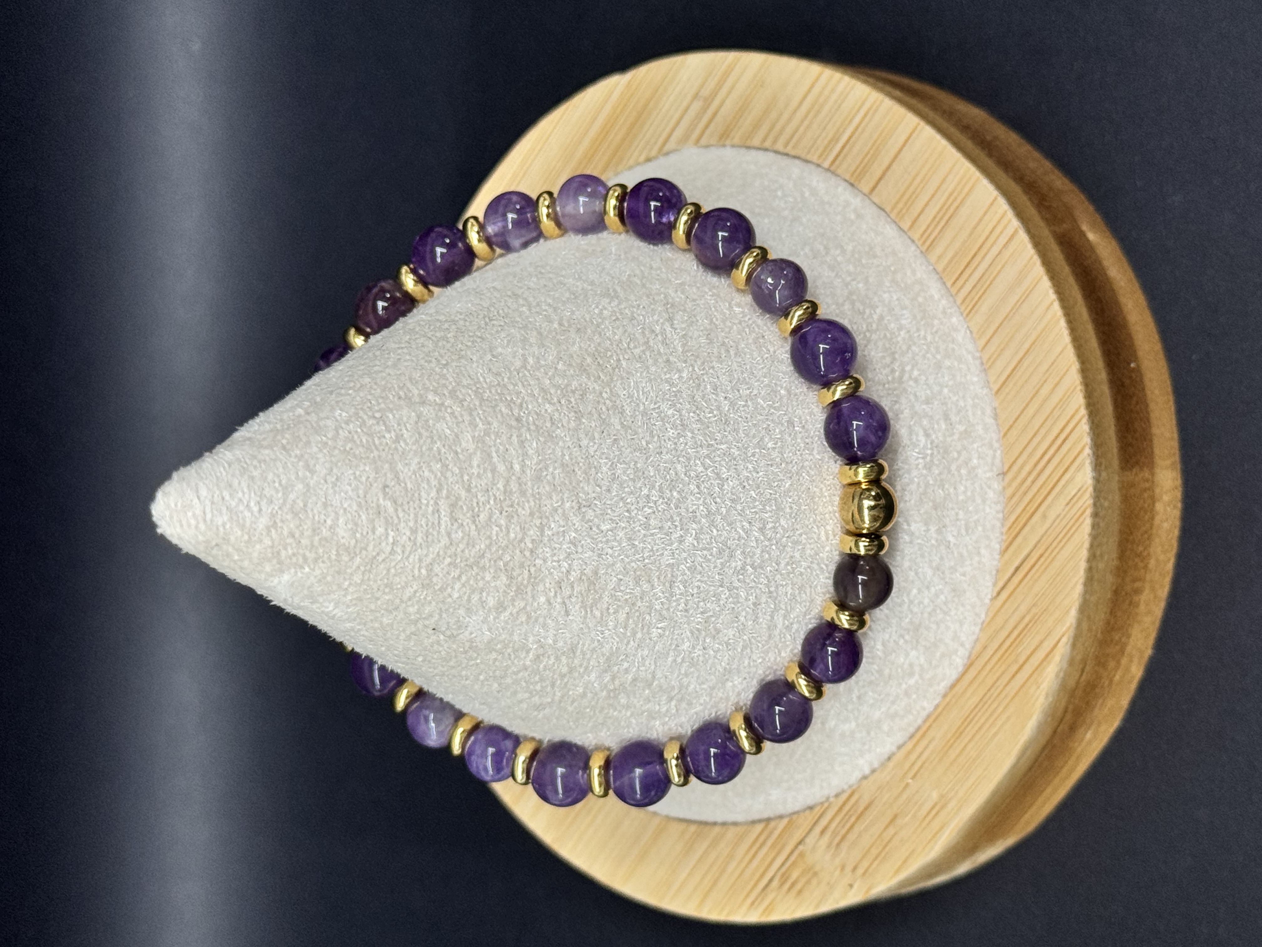  Bracelet en Améthyste – Apaisement & Élévation