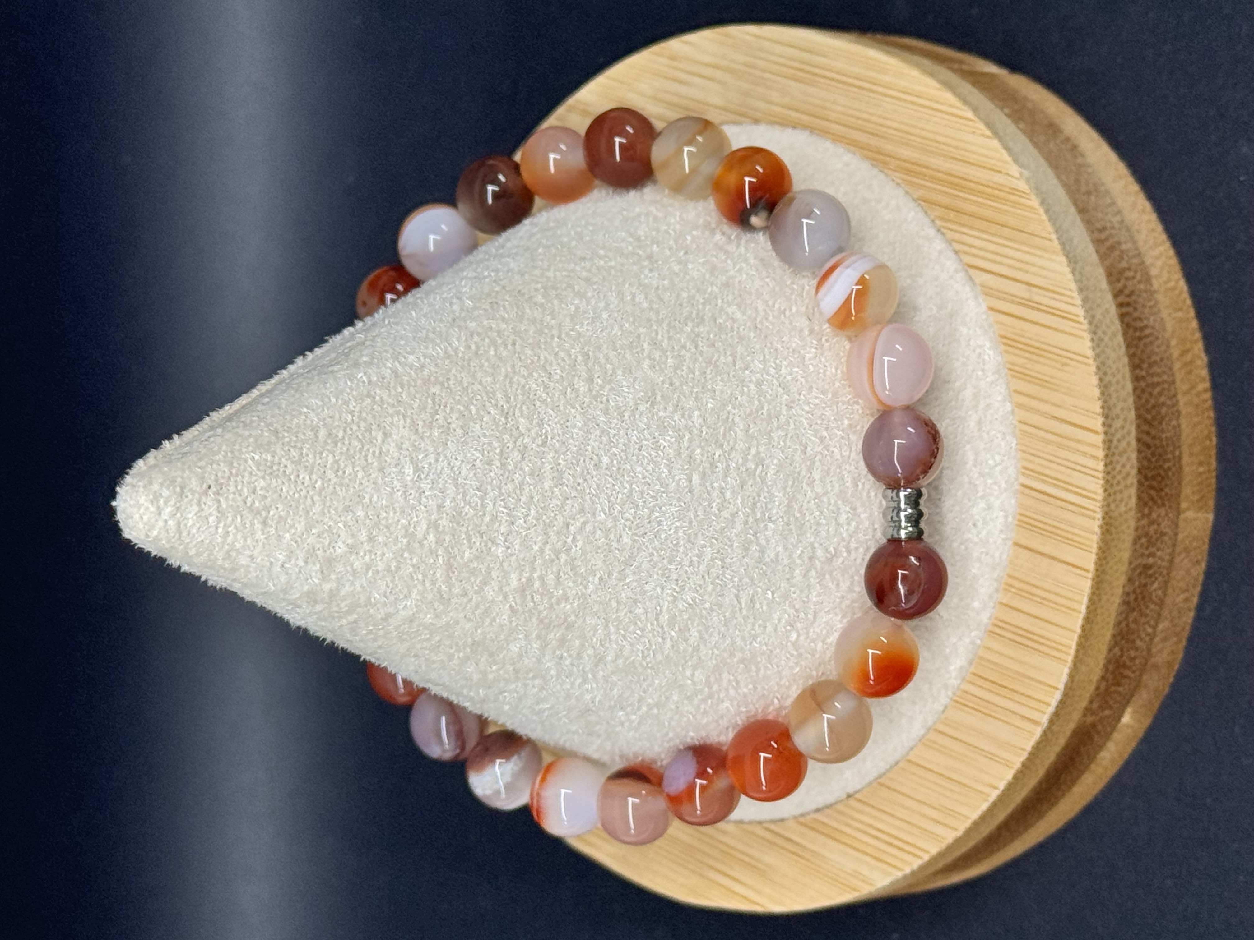 Bracelet de Sardoine 8mm en pierres naturelles 