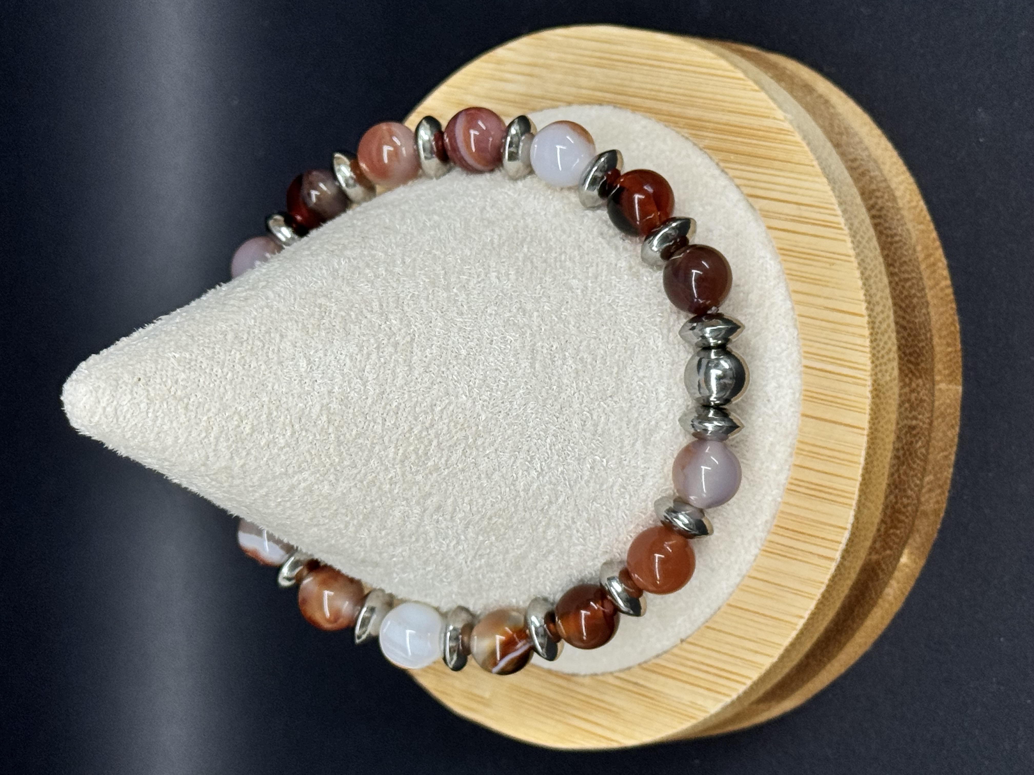 Bracelet de Sardoine 8mm en pierres naturelles 