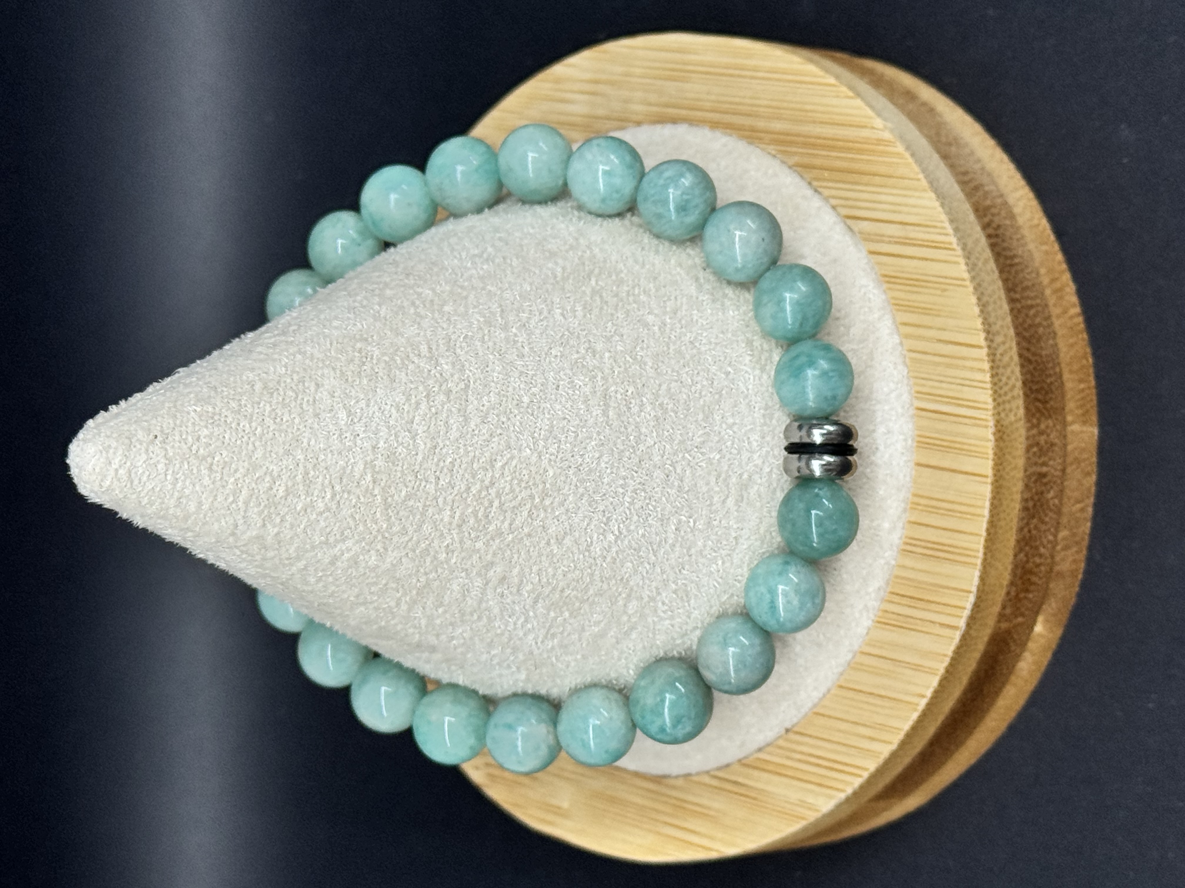 Bracelet d’Amazonite 8mm en pierres naturelles 