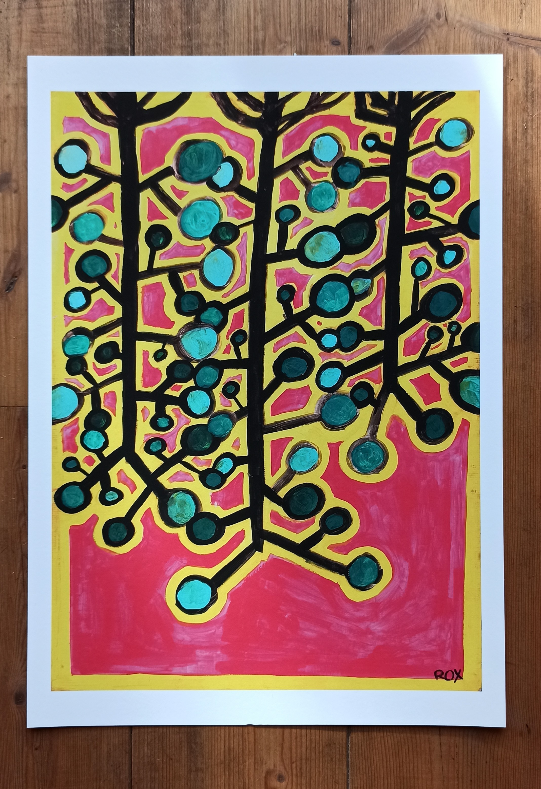 Tirage d'Art étiquette