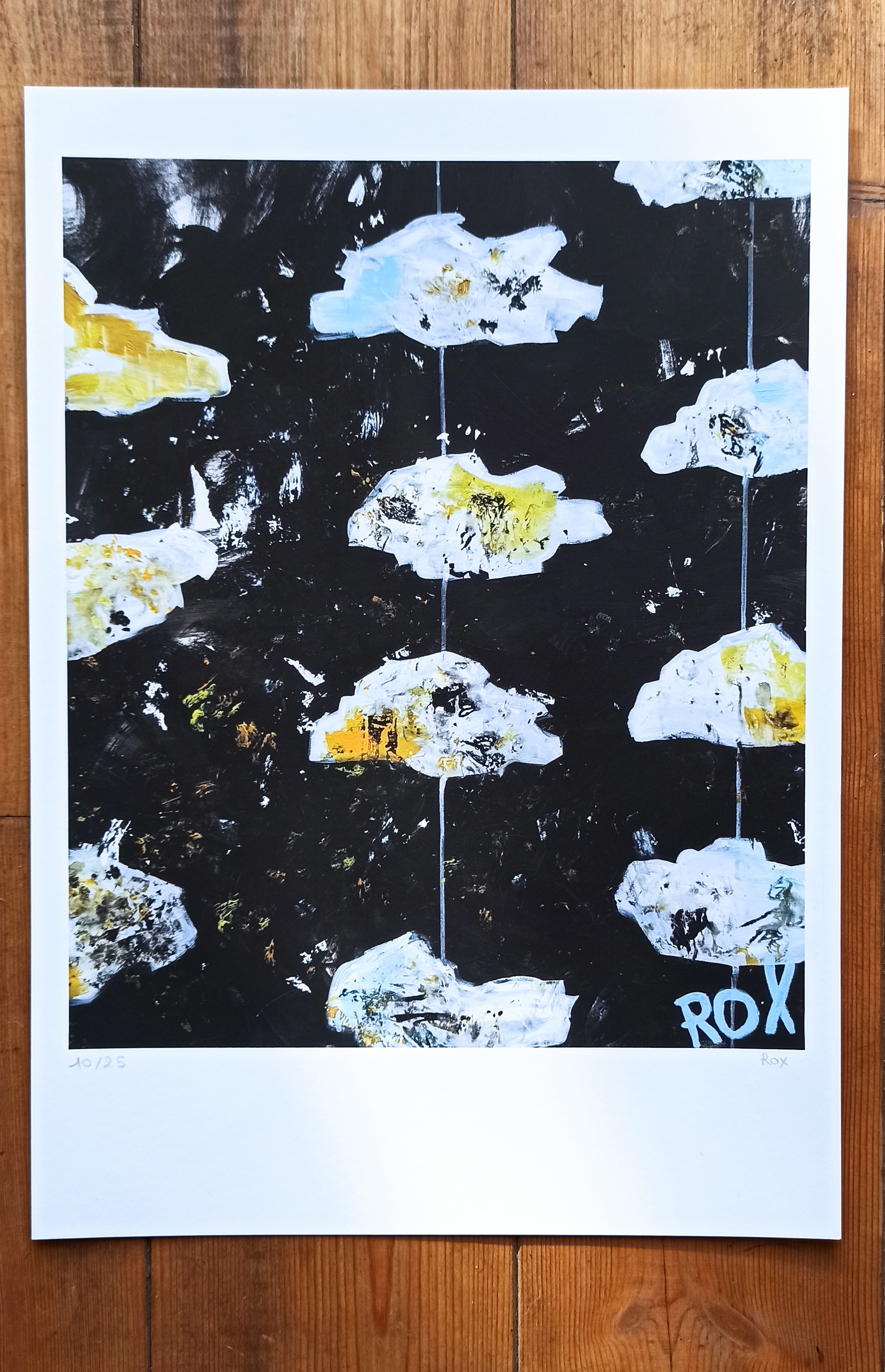 Tirage d'Art étiquette