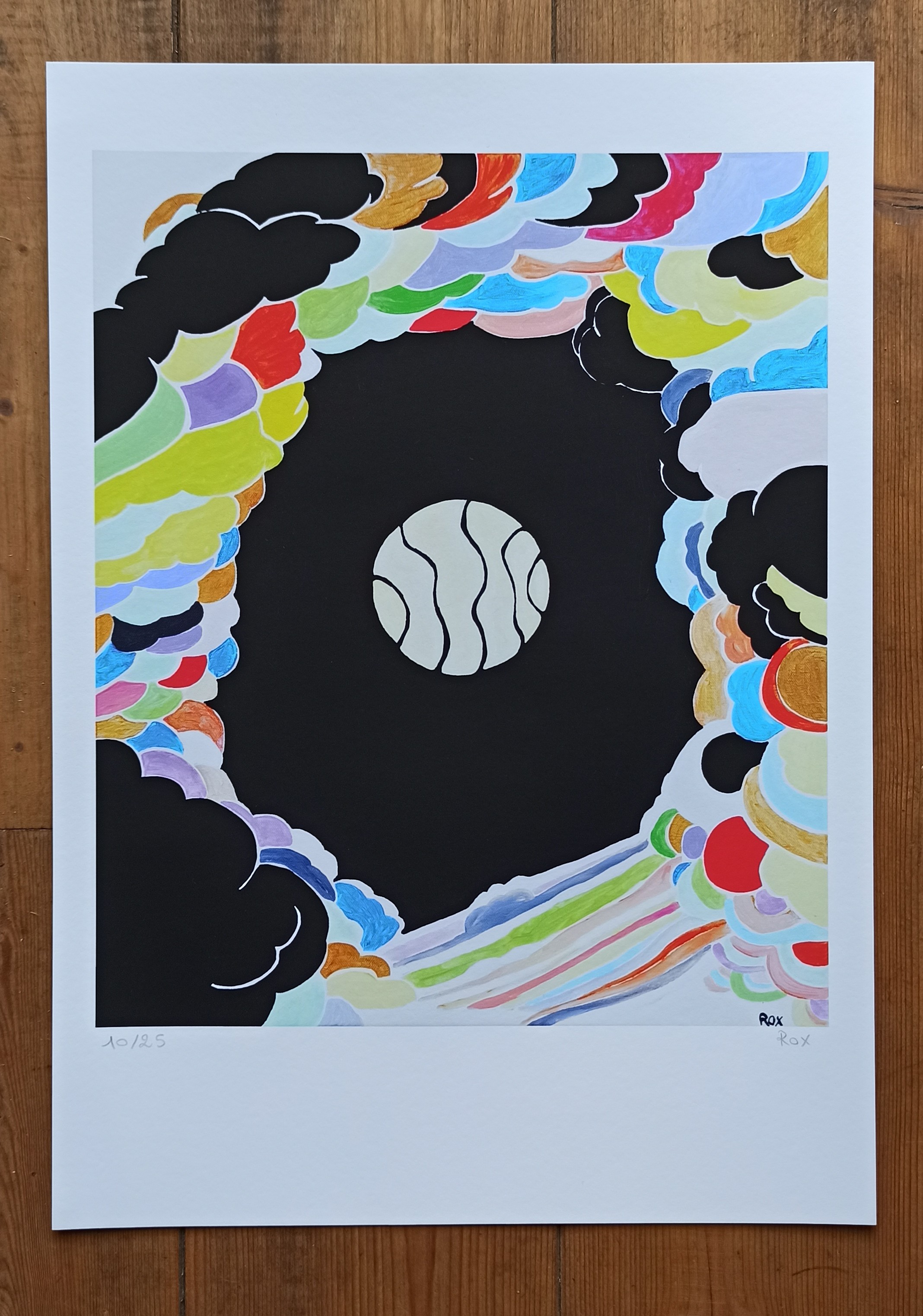 Tirage d'Art étiquette