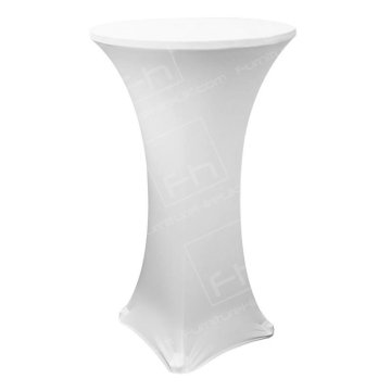 white poseur table cover