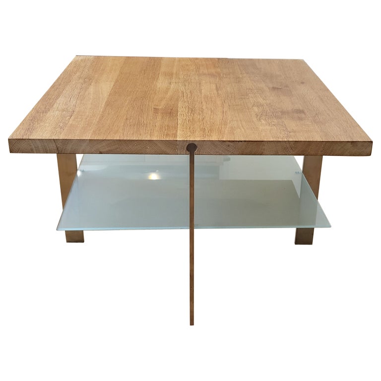 Table basse Aksel Kjersgaard Naver collection modèle Link en chêne massif Danemark