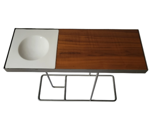 Bout de Canapé Robin Day pour Habitat International en métal et bois 