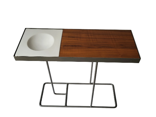 Bout de Canapé Robin Day pour Habitat International en métal et bois 