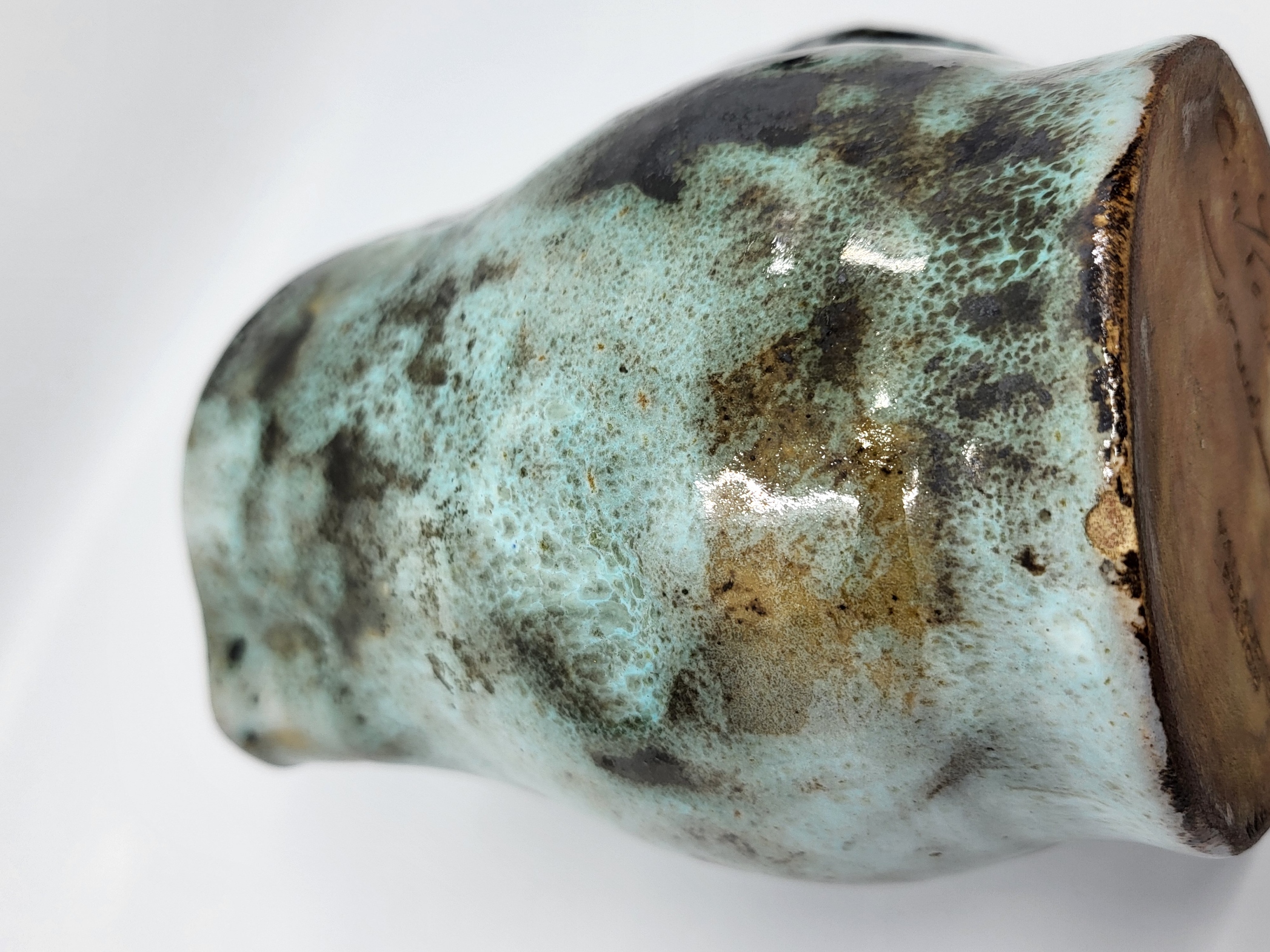 Pichet Alexandre Kostanda en grès émaillé Francais  Vallauris French Riviera 1940