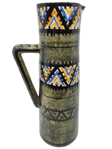 Pichet Kercy Quimper en céramique par Simone Carrié, Francais,1950