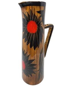 Cruche ou Vase, Kercy Quimper, Elchinger en céramique Pièce Unique Francaise 1950