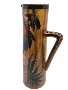 Cruche ou Vase, Kercy Quimper, Elchinger en céramique Pièce Unique Francaise 1950