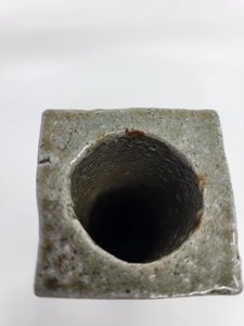 Vase Soliflore Jean Claude Monange en grès Francais 1970 