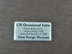 Table de Charles et Ray Eames par Vitra Design Museum Edition 1999 design 1950