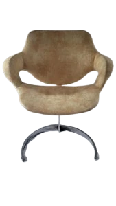 Table plateau en marbre et chaises Scimitar Boris Tabacoff pour Mobilier Modular Modern 1970 (Set de 5)