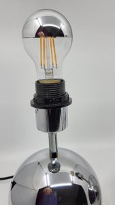 Lampes de table Eye Ball en métal chromé, Space Age Circa 1960 (Lot de2)