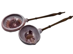 Louche et Passoire de Robert et Jean Cloutier France Circa1950 (Lot de2)