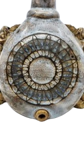 Bouteille Jean Rivier en céramique, France, Vallauris 1950 