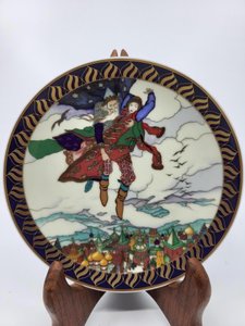 Assiette de collection "KOSHEY CARRIES OFF MARIA MOREVNA Russian Fairy Tales HEINRICH Villeroy et Boch